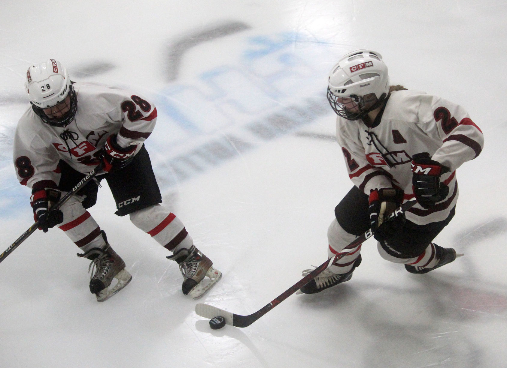 Hudson at Chi-Hi/Menomonie girls hockey 1-10-19